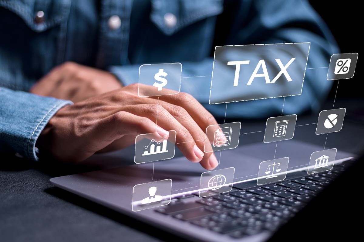 Taxation service illustration